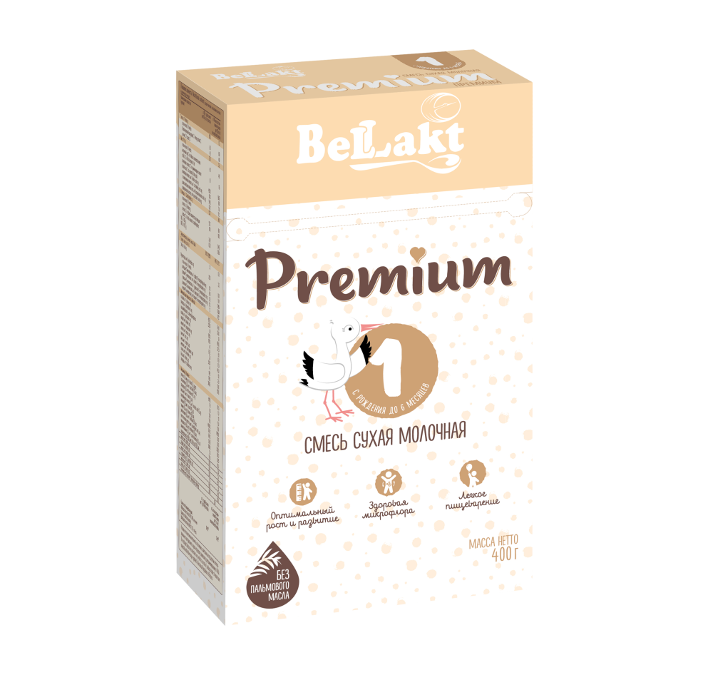 Смесь сухая молочная для питания детей раннего возраста "Bellakt Premium 1"